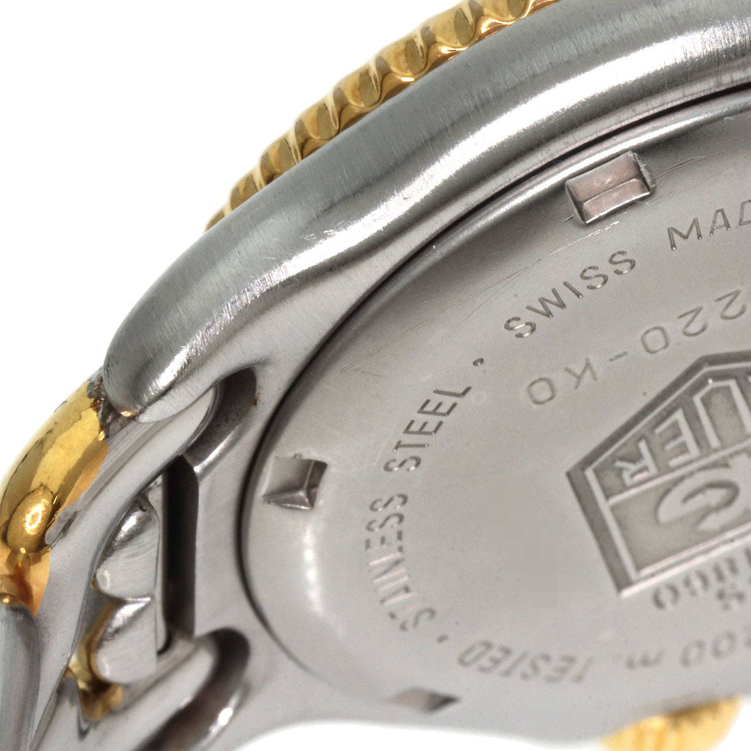 TAG HEUER Watches Quartz WG1220 Stainless Steel , SSxGP Silver professional gray dial mens Used Authentic