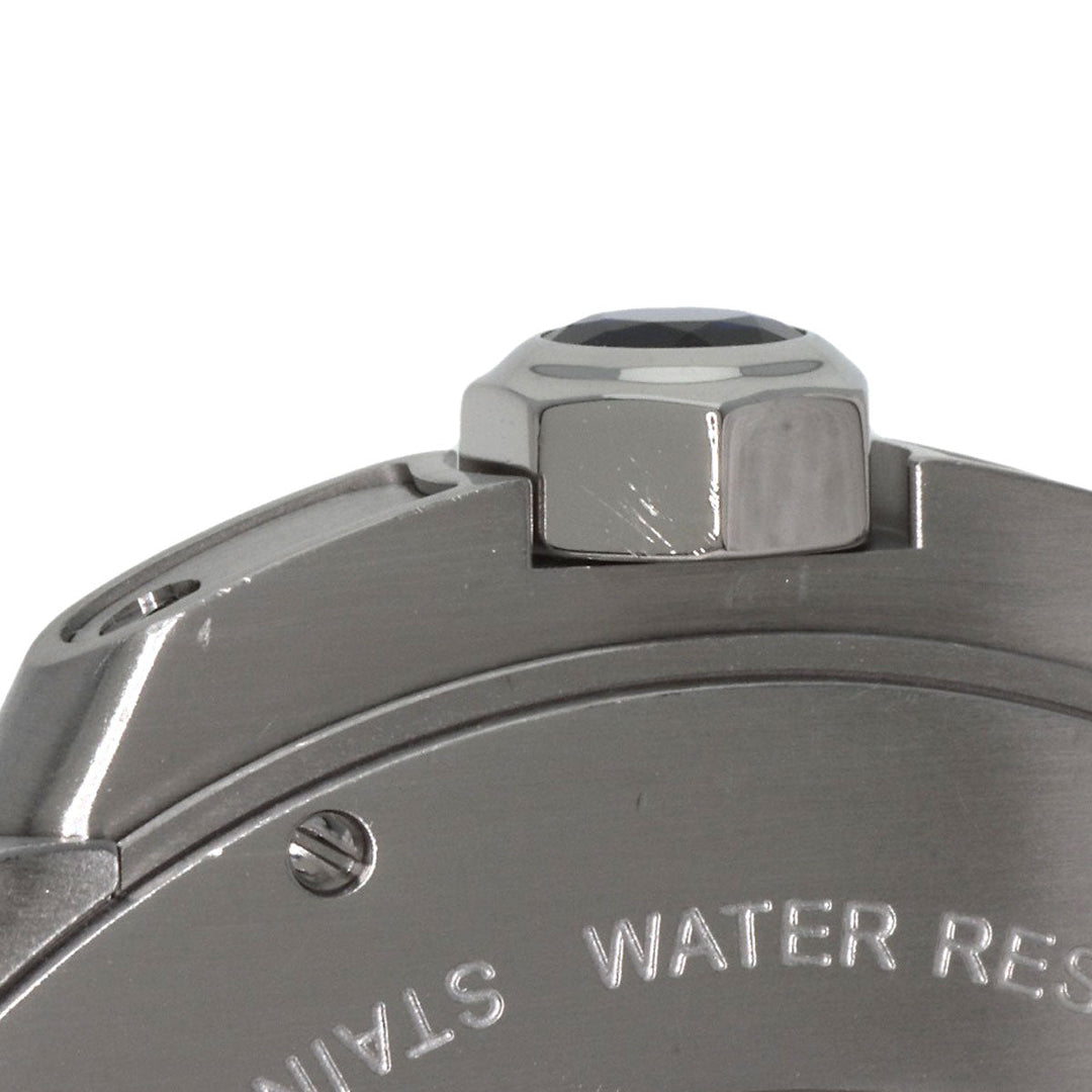 CARTIER Watches Mechanical Automatic W7100014 Stainless Steel, Leather Silver Calibur de Cartier black dial mens Used Authentic