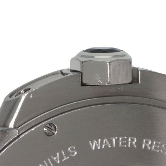 CARTIER Watches Mechanical Automatic W7100014 Stainless Steel, Leather Silver Calibur de Cartier black dial mens Used Authentic