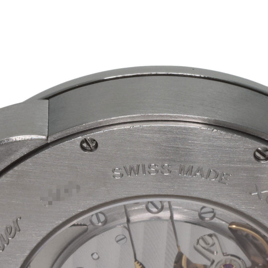 CARTIER Watches Mechanical Automatic W7100014 Stainless Steel, Leather Silver Calibur de Cartier black dial mens Used Authentic