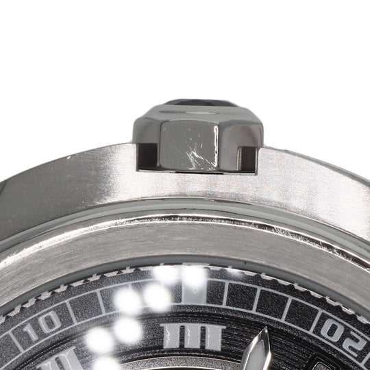 CARTIER Watches Mechanical Automatic W7100014 Stainless Steel, Leather Silver Calibur de Cartier black dial mens Used Authentic
