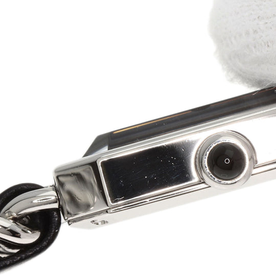 CHANEL Watches Quartz H0451 Stainless Steel, SSxLeather Silver Premiere L black dial Women Used Authentic