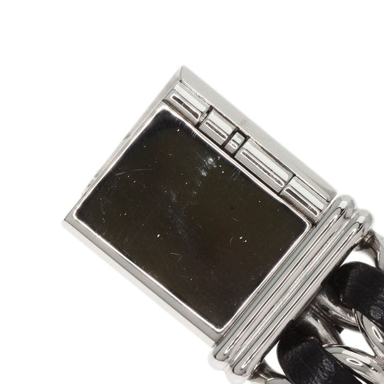 CHANEL Watches Quartz H0451 Stainless Steel, SSxLeather Silver Premiere L black dial Women Used Authentic