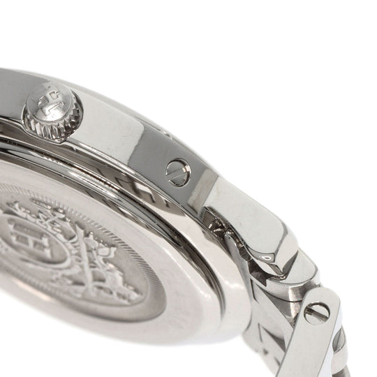 HERMES Watches Quartz CL4.210 Stainless Steel Silver Clipper Nacre White shell dial