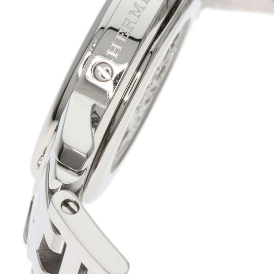 HERMES Watches Quartz CL4.210 Stainless Steel Silver Clipper Nacre White shell dial