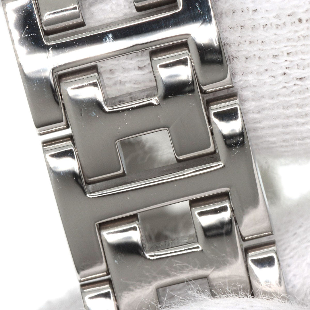 HERMES Watches Quartz CL4.210 Stainless Steel Silver Clipper Nacre White shell dial