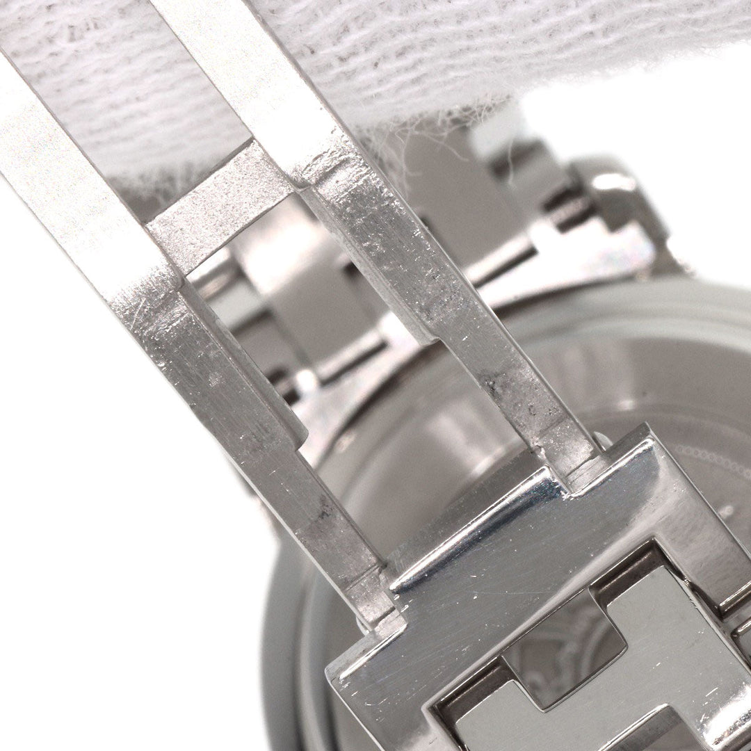 HERMES Watches Quartz CL4.210 Stainless Steel Silver Clipper Nacre White shell dial