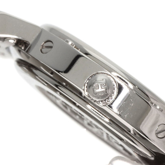 HERMES Watches Quartz CL4.210 Stainless Steel Silver Clipper Nacre White shell dial