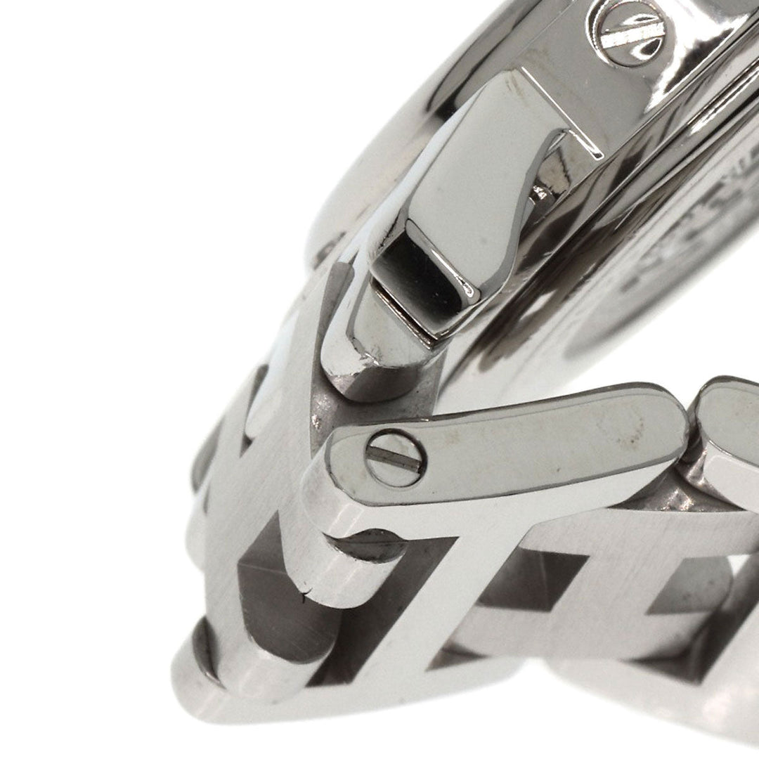 HERMES Watches Quartz CL4.210 Stainless Steel Silver Clipper white dial Women Used Authentic