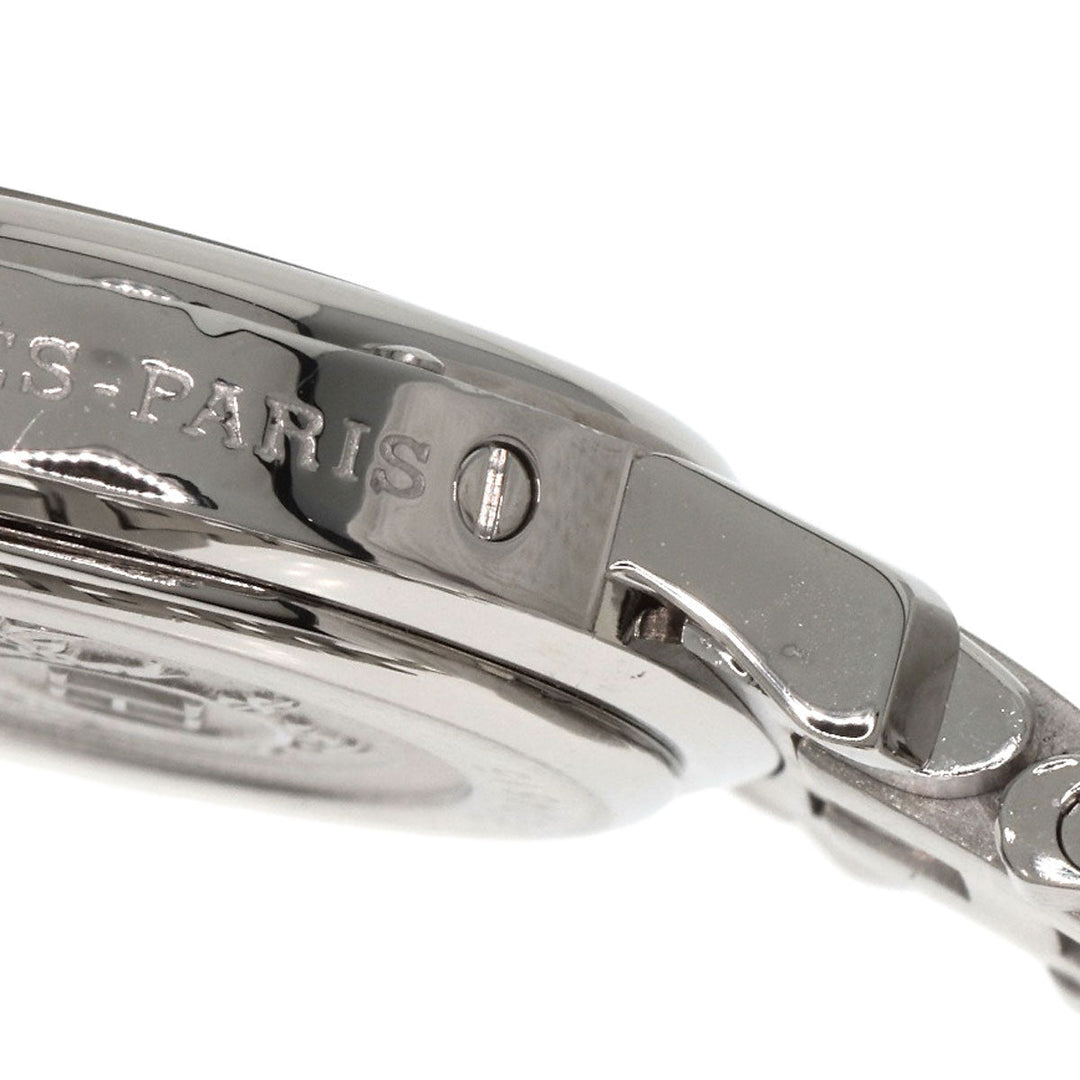 HERMES Watches Quartz CL4.210 Stainless Steel Silver Clipper white dial Women Used Authentic