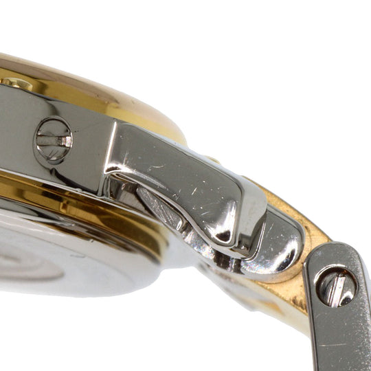 HERMES Watches Quartz CL3.240 Stainless Steel , SSxGP Silver Clipper old type white dial Women Used Authentic