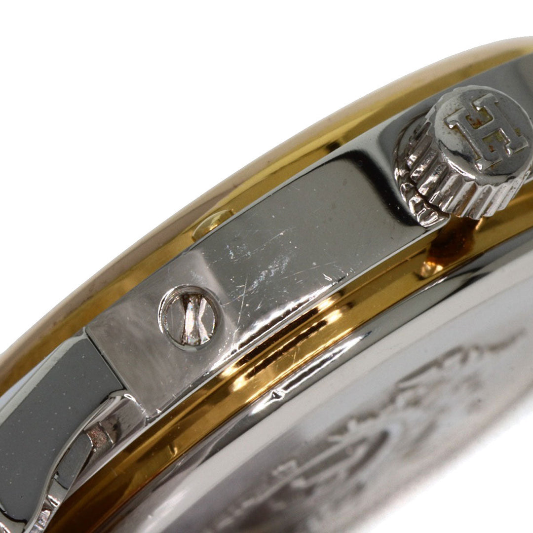 HERMES Watches Quartz CL3.240 Stainless Steel , SSxGP Silver Clipper old type white dial Women Used Authentic