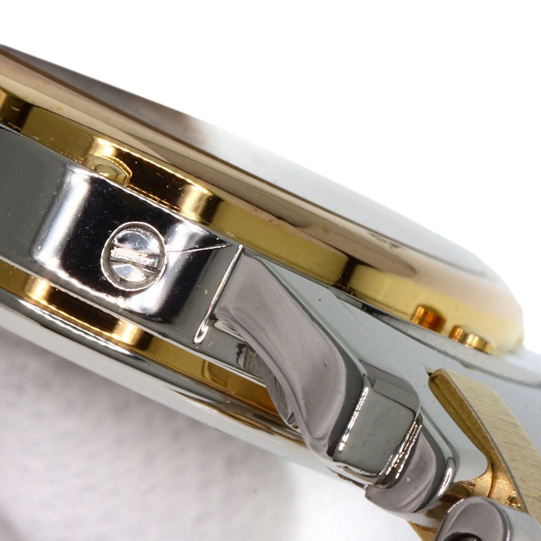 HERMES Watches Quartz CL3.240 Stainless Steel , SSxGP Silver Clipper old type white dial Women Used Authentic