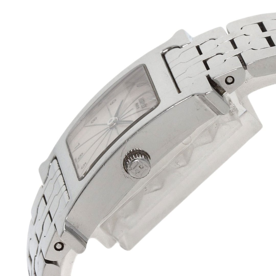 HERMES Watches Quartz HH1.210 Stainless Steel , Stainless Steel Silver H watch Silver dial Women Used Authentic