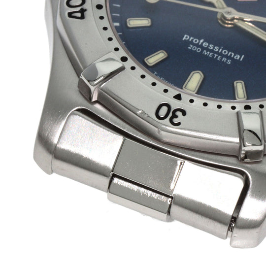 TAG HEUER Watches Quartz WK1213 Stainless Steel , Stainless Steel Silver 2000 classic blue dial Boys Used Authentic