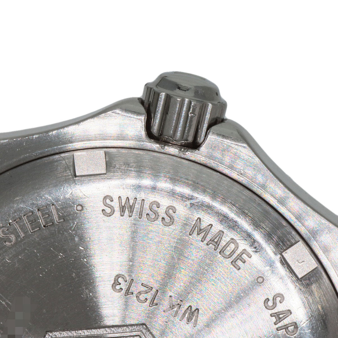 TAG HEUER Watches Quartz WK1213 Stainless Steel , Stainless Steel Silver 2000 classic blue dial Boys Used Authentic