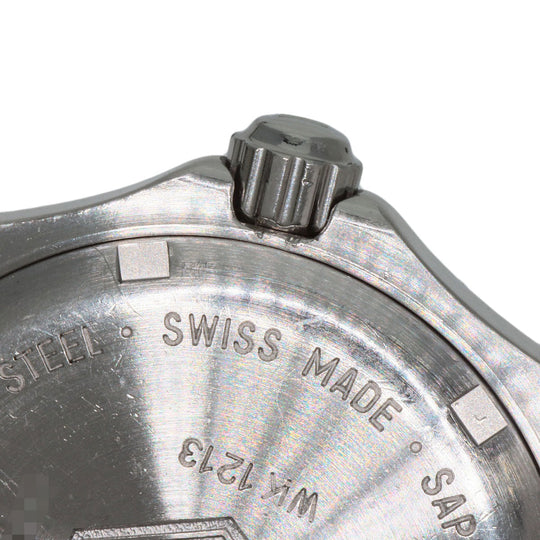 TAG HEUER Watches Quartz WK1213 Stainless Steel , Stainless Steel Silver 2000 classic blue dial Boys Used Authentic
