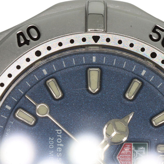TAG HEUER Watches Quartz WK1213 Stainless Steel , Stainless Steel Silver 2000 classic blue dial Boys Used Authentic