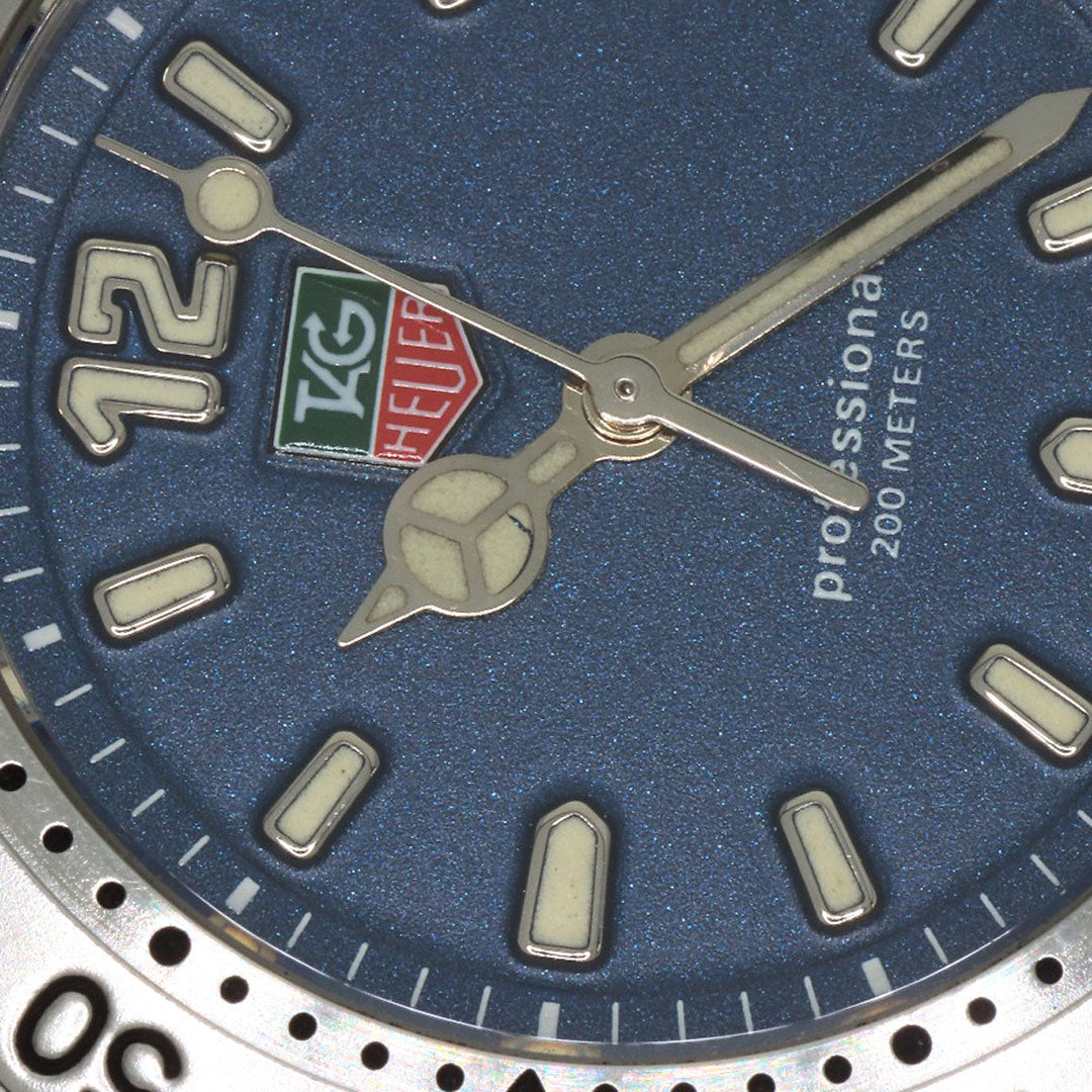 TAG HEUER Watches Quartz WK1213 Stainless Steel , Stainless Steel Silver 2000 classic blue dial Boys Used Authentic