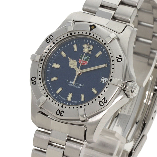TAG HEUER Watches Quartz WK1213 Stainless Steel , Stainless Steel Silver 2000 classic blue dial Boys Used Authentic
