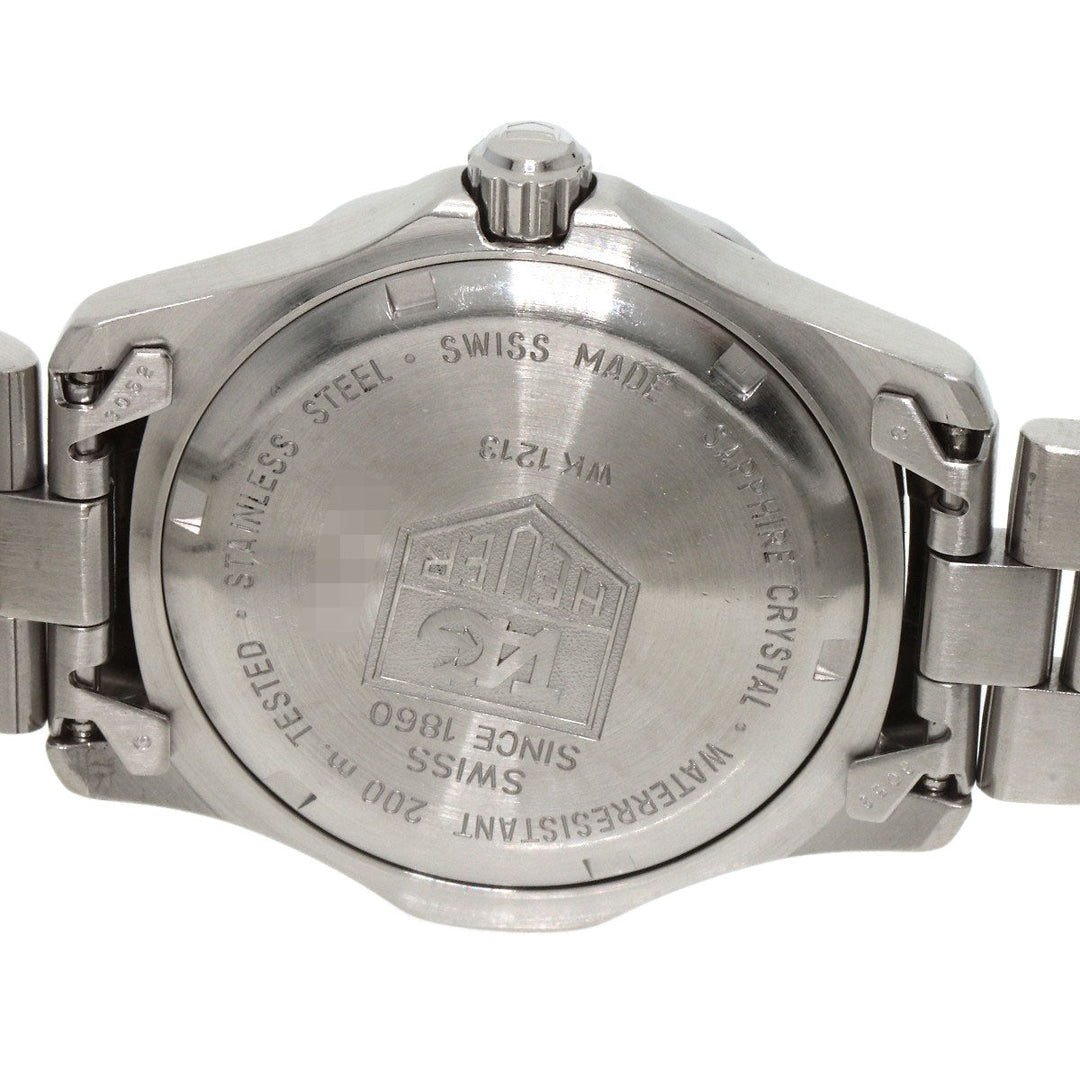 TAG HEUER Watches Quartz WK1213 Stainless Steel , Stainless Steel Silver 2000 classic blue dial Boys Used Authentic