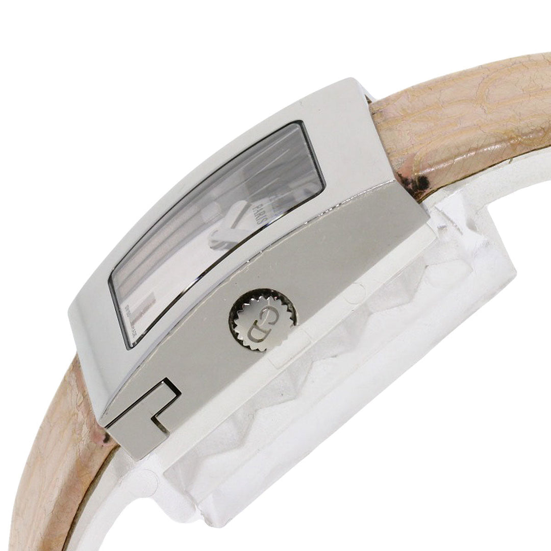 Christian Dior Watches Quartz D78-109 Stainless Steel, Leather Silver Maris Silver dial Women Used Authentic