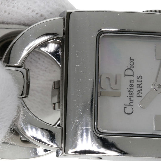 Christian Dior Watches Quartz D78-109 Stainless Steel , Stainless Steel Silver Maris White shell dial Women Used Authentic