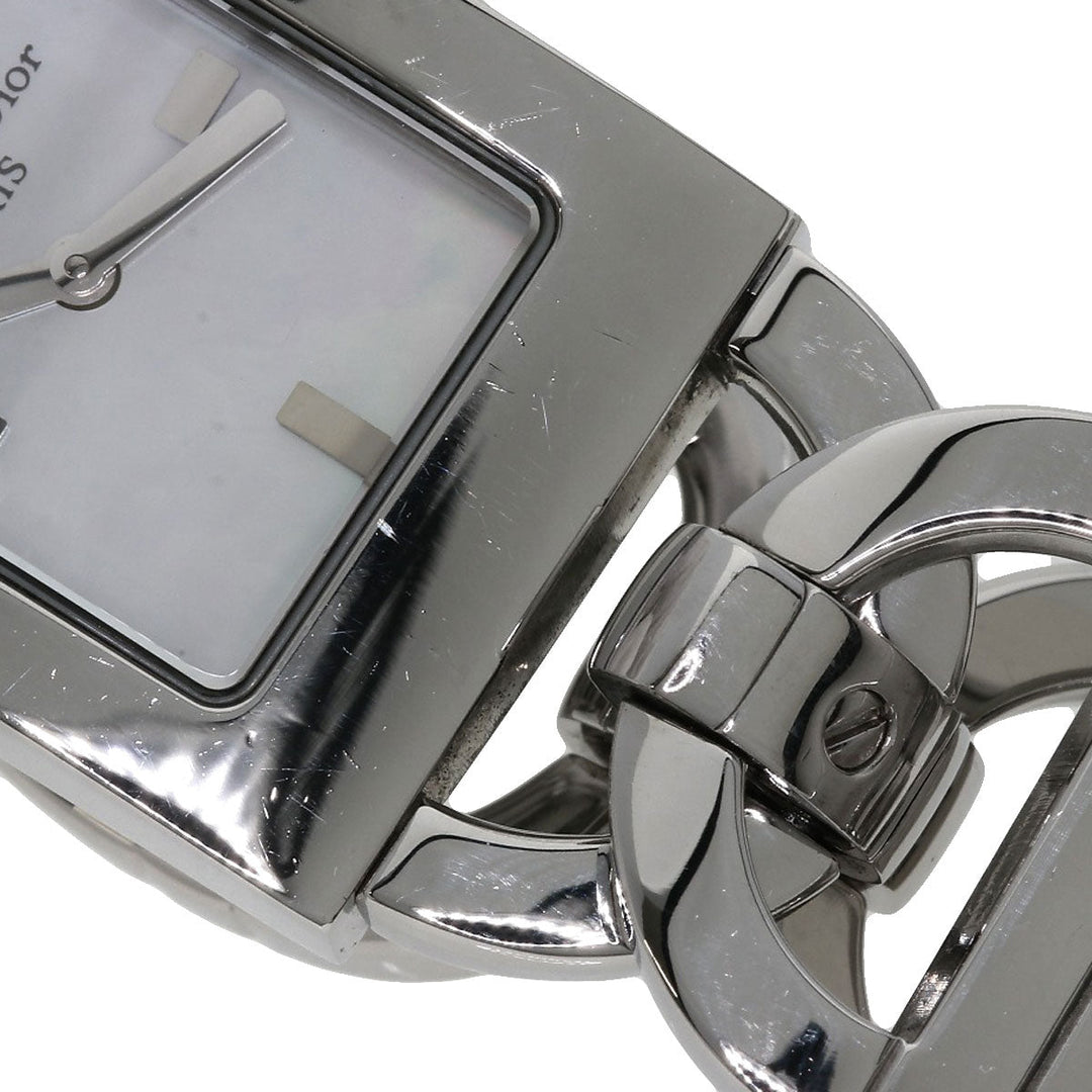 Christian Dior Watches Quartz D78-109 Stainless Steel , Stainless Steel Silver Maris White shell dial Women Used Authentic