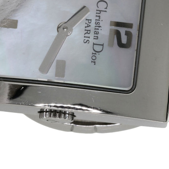 Christian Dior Watches Quartz D78-109 Stainless Steel , Stainless Steel Silver Maris White shell dial Women Used Authentic