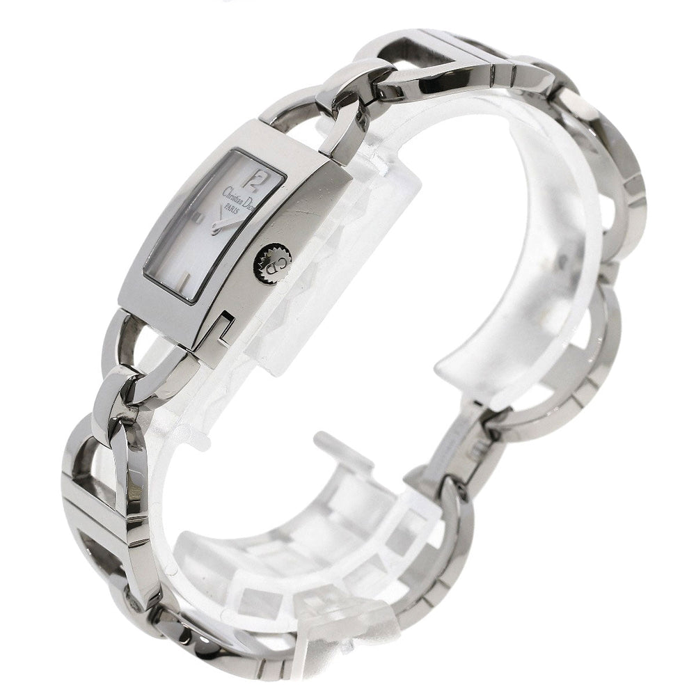 Christian Dior Watches Quartz D78-109 Stainless Steel , Stainless Steel Silver Maris White shell dial Women Used Authentic