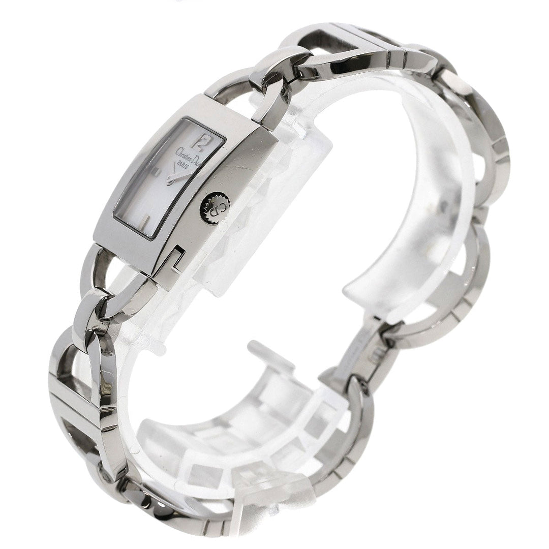Christian Dior Watches Quartz D78-109 Stainless Steel , Stainless Steel Silver Maris White shell dial Women Used Authentic