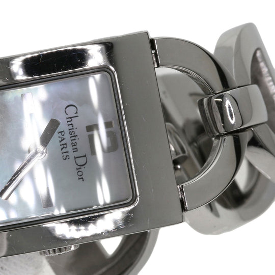 Christian Dior Watches Quartz D78-109 Stainless Steel , Stainless Steel Silver Maris White shell dial Women Used Authentic
