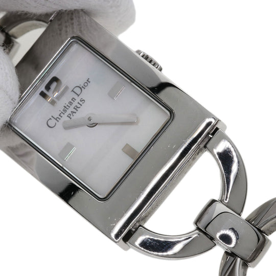 Christian Dior Watches Quartz D78-109 Stainless Steel , Stainless Steel Silver Maris White shell dial Women Used Authentic