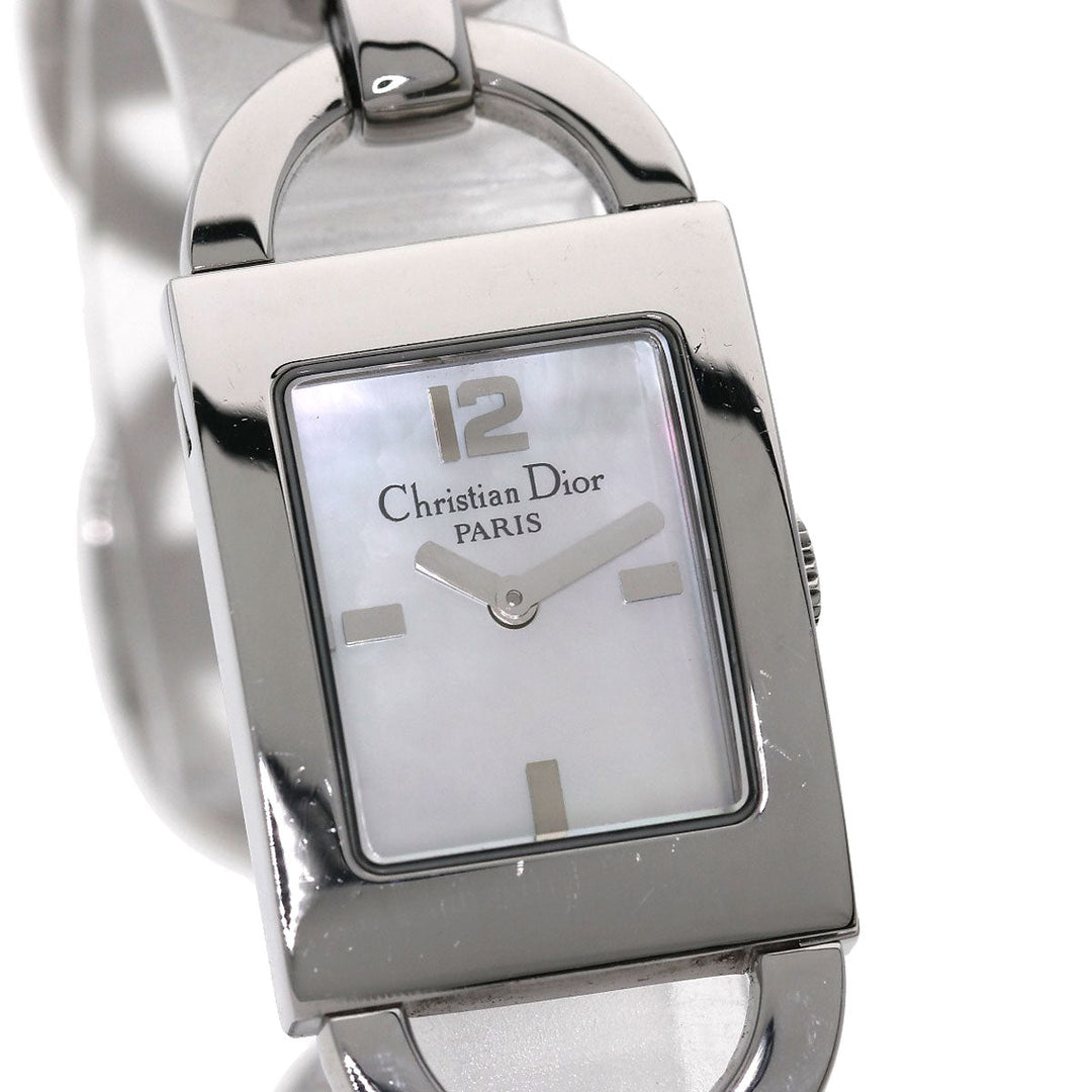 Christian Dior Watches Quartz D78-109 Stainless Steel , Stainless Steel Silver Maris White shell dial Women Used Authentic