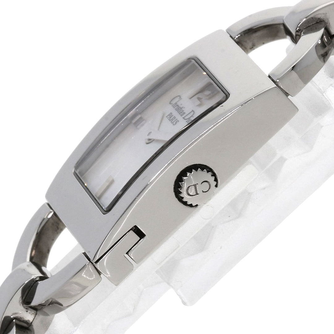 Christian Dior Watches Quartz D78-109 Stainless Steel , Stainless Steel Silver Maris White shell dial Women Used Authentic