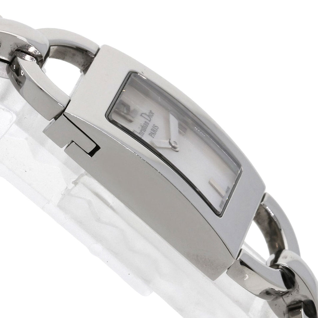 Christian Dior Watches Quartz D78-109 Stainless Steel , Stainless Steel Silver Maris White shell dial Women Used Authentic
