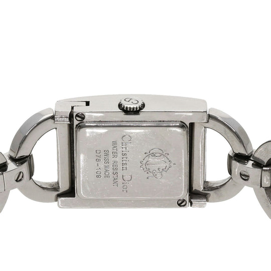 Christian Dior Watches Quartz D78-109 Stainless Steel , Stainless Steel Silver Maris White shell dial Women Used Authentic
