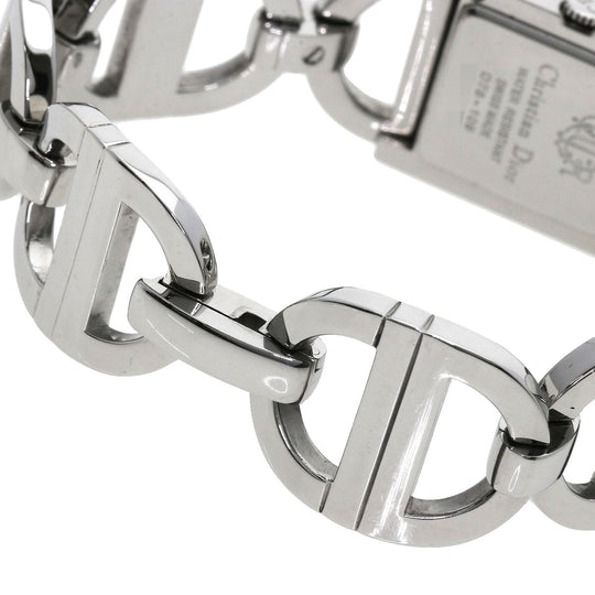 Christian Dior Watches Quartz D78-109 Stainless Steel , Stainless Steel Silver Maris White shell dial Women Used Authentic
