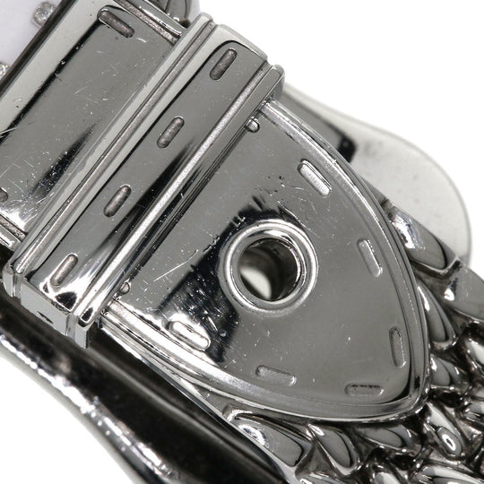 FENDI Watches Quartz 3800L Stainless Steel , Stainless Steel Silver Beefendi White shell dial Women Used Authentic