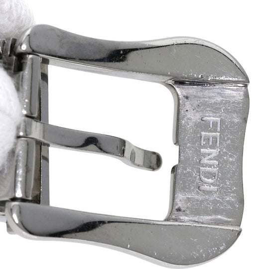 FENDI Watches Quartz 3800L Stainless Steel , Stainless Steel Silver Beefendi White shell dial Women Used Authentic