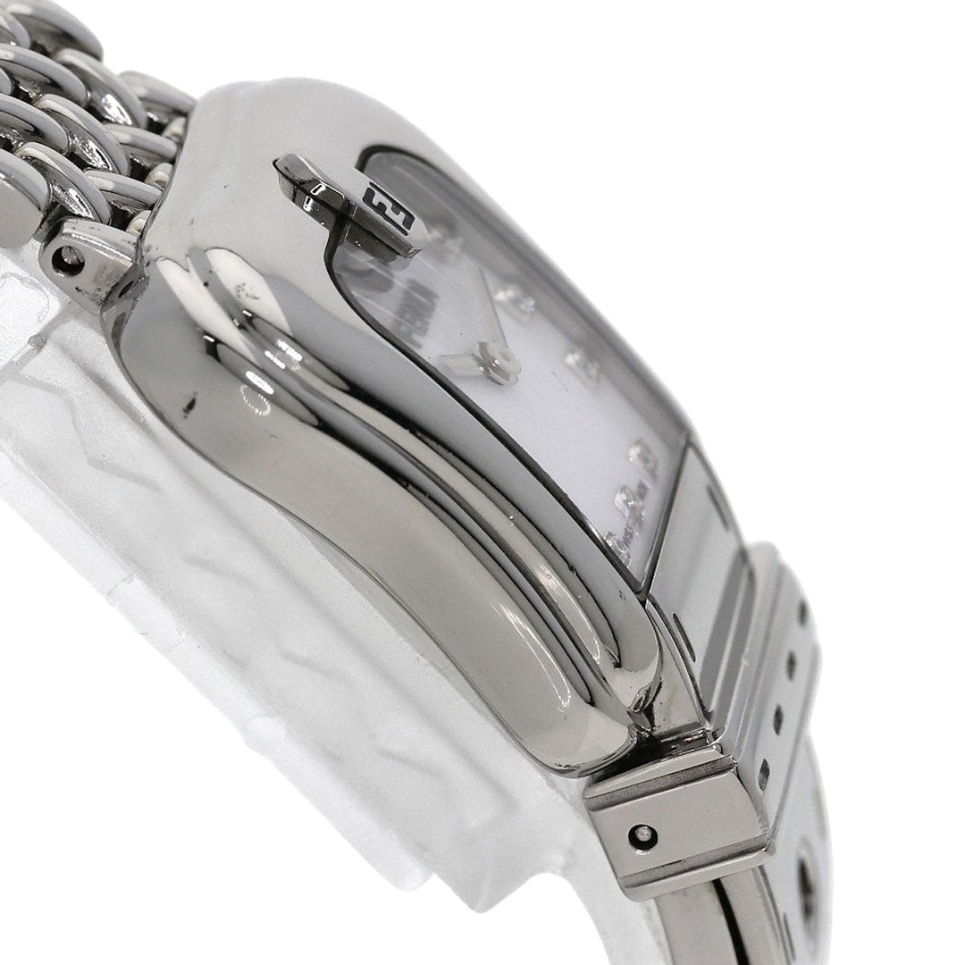 FENDI Watches Quartz 3800L Stainless Steel , Stainless Steel Silver Beefendi White shell dial Women Used Authentic