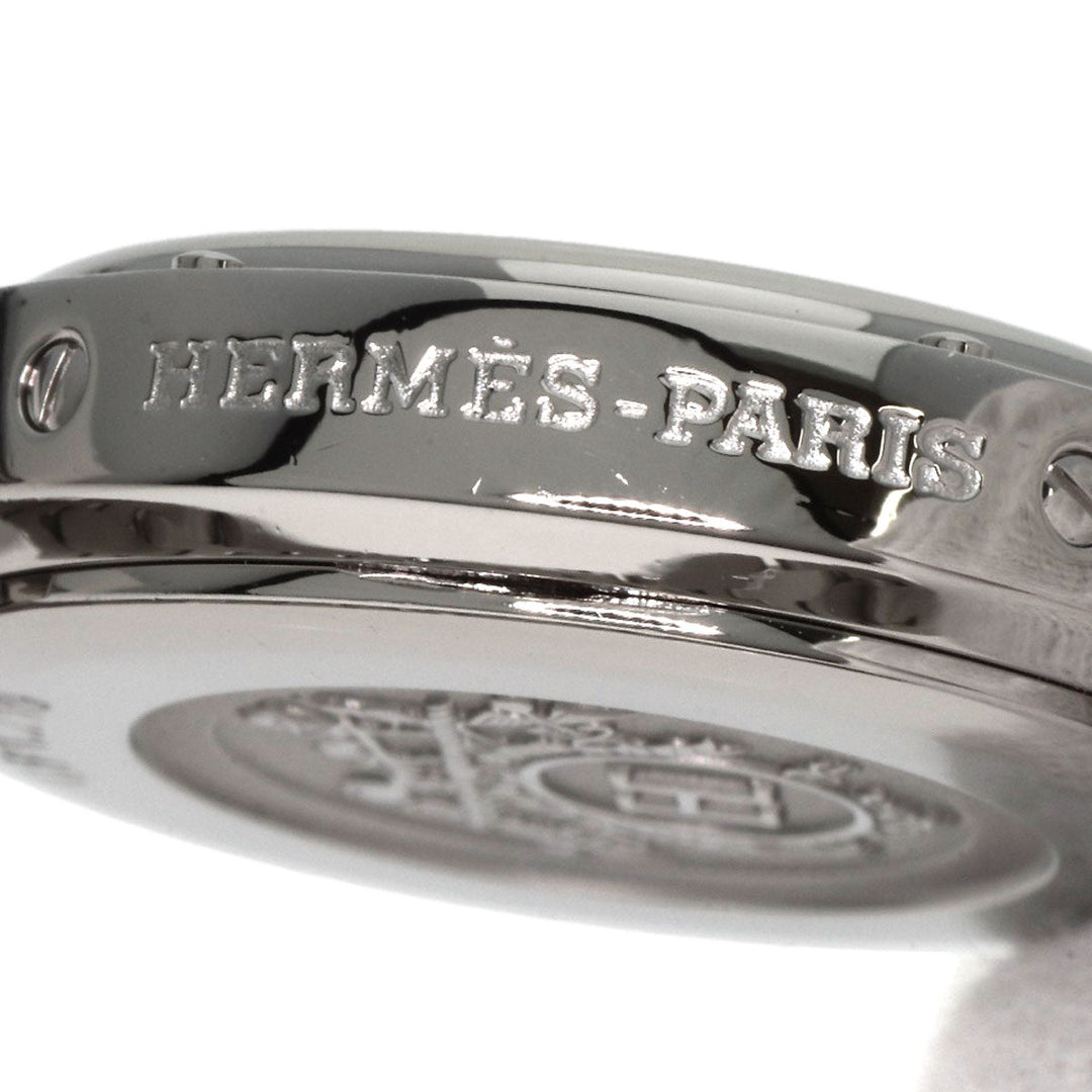 HERMES Watches Quartz CP1.210 Stainless Steel , Stainless Steel Silver Clipper Classic Silver dial Women Used Authentic