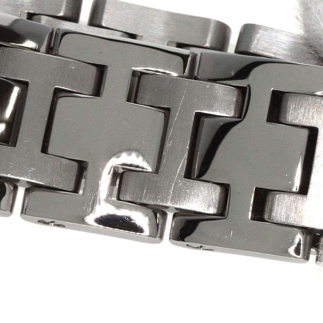 HERMES Watches Quartz CP1.210 Stainless Steel , Stainless Steel Silver Clipper Classic Silver dial Women Used Authentic