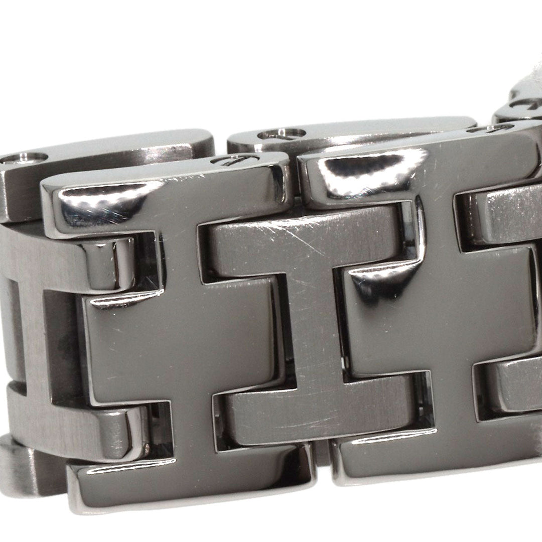 HERMES Watches Quartz CP1.210 Stainless Steel , Stainless Steel Silver Clipper Classic Silver dial Women Used Authentic