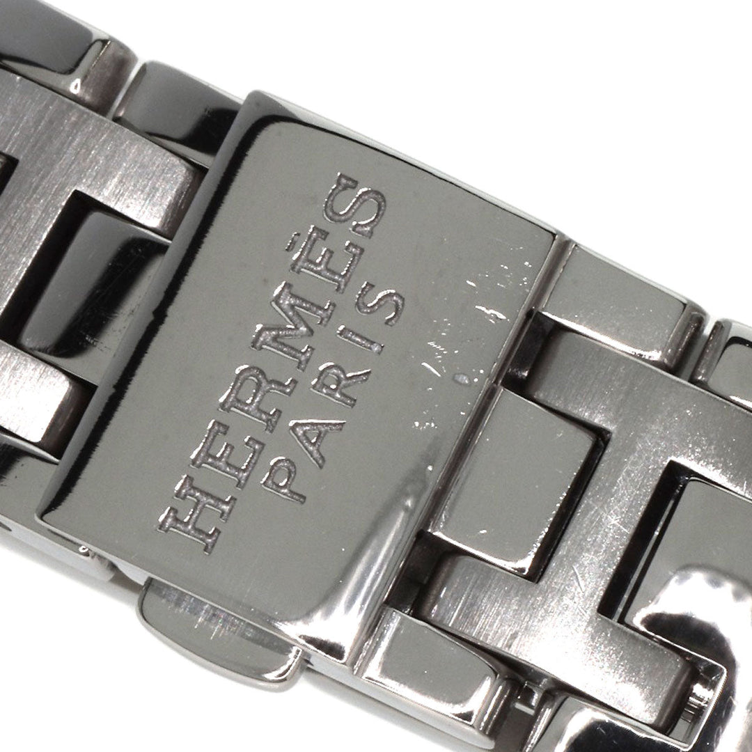 HERMES Watches Quartz CP1.210 Stainless Steel , Stainless Steel Silver Clipper Classic Silver dial Women Used Authentic