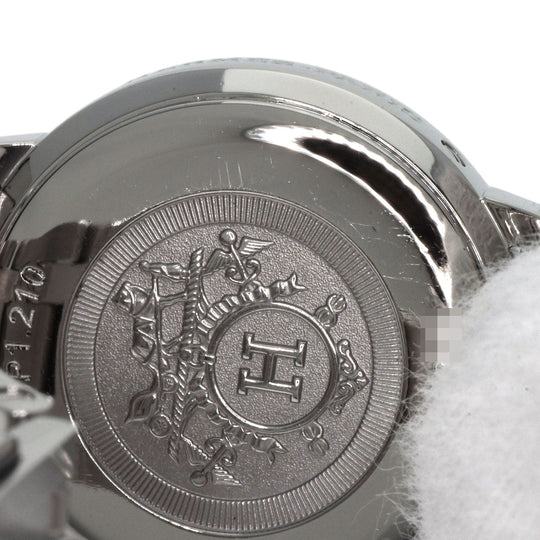 HERMES Watches Quartz CP1.210 Stainless Steel , Stainless Steel Silver Clipper Classic Silver dial Women Used Authentic