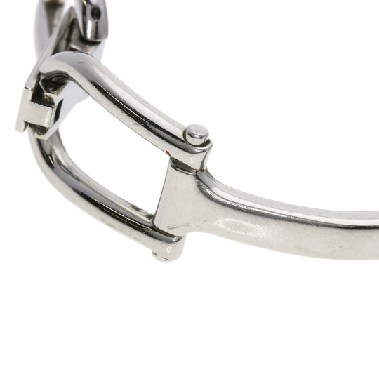 GUCCI Watches Quartz Stainless Steel , Stainless Steel Silver 1500L black dial Women Used Authentic