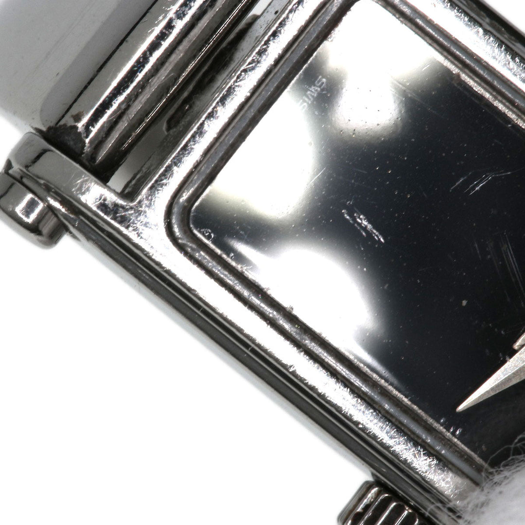 GUCCI Watches Quartz Stainless Steel , Stainless Steel Silver 1500L black dial Women Used Authentic