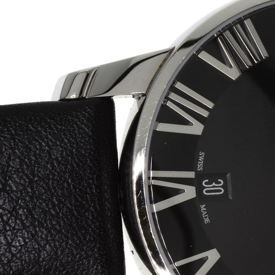 TIFFANY&Co. Watches Quartz Z1800.11.10A10A00A Stainless Steel Silver Atlas Dome black dial