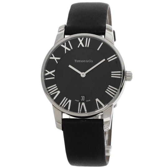 TIFFANY&Co. Watches Quartz Z1800.11.10A10A00A Stainless Steel Silver Atlas Dome black dial